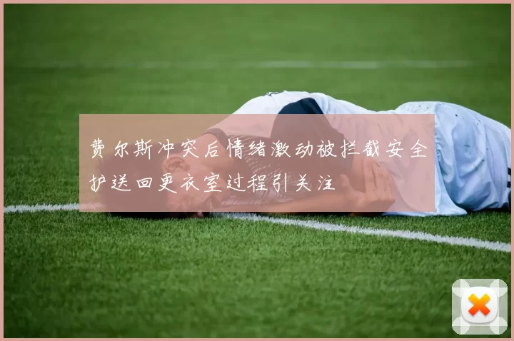费尔斯冲突后情绪激动被拦截安全护送回更衣室过程引关注